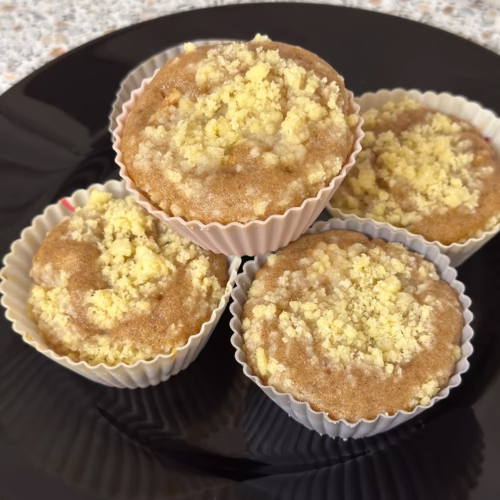 Almás-fahéjas muffin